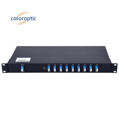 1270nm - 1610nm SMF CWDM MUX 16 채널 효율적인 데이터 전송
