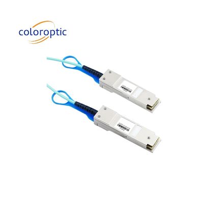 QSFP-DD 200G에서 QSFP-DD 200G AOC DAC 케이블 HDR 15m DOM 200GbE 시스템