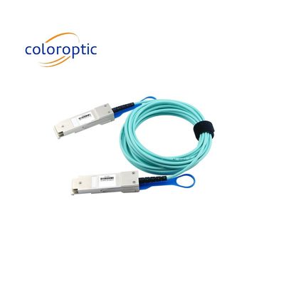 40G QSFP+ 3 - 100m 길이 AOC 액티브 광케이블 인피니밴드 QDR / DDR / SDR
