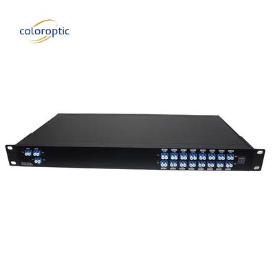 단일 섬유 WDM 모델 40 채널 DWDM AAWG WDM 시스템 LC 커넥터