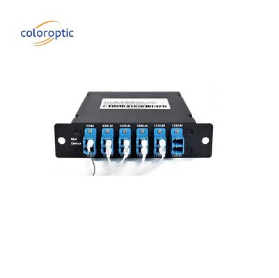 4채널 WDM 모델 CWDM MUX LC 커넥터로 액세스 네트워크