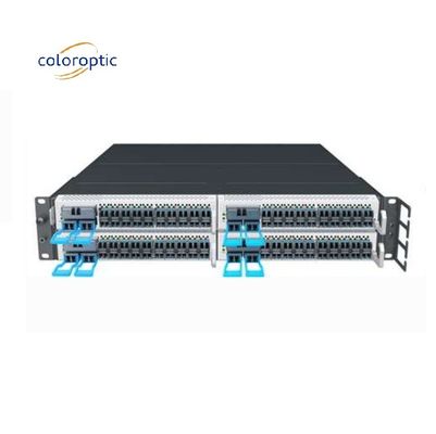2 RU 코어 네트워크 스위치 QSFP28 SFP+ 데이터 센터 상호 연결