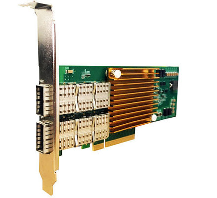 네트워크 인피니밴드 Pcie 카드 40G 듀얼 포트 광학 NIC 이더넷 네트워크 어댑터