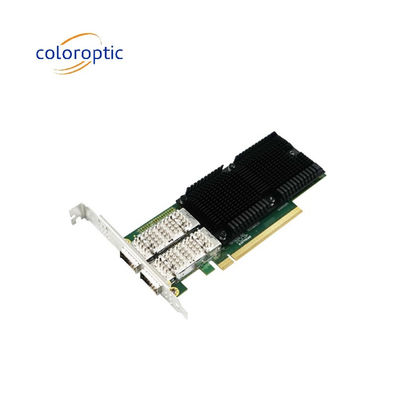 PCIe X16 듀얼 포트 QSFP28 이더넷 네트워크 어댑터 100G 인텔 E810
