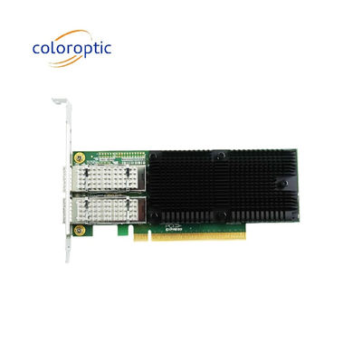 PCIe X16 듀얼 포트 QSFP28 이더넷 네트워크 어댑터 100G 인텔 E810