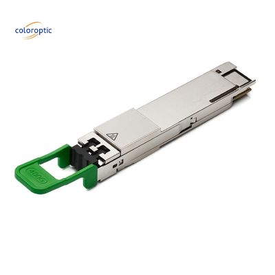 DOM SMF 광학 QSFP56 DD 트랜시버 모듈 1310nm 30km 듀얼 LC 커넥터