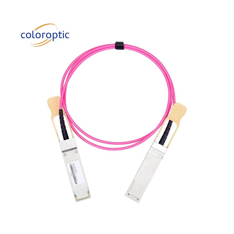 100G QSFP28에서 100G QSFP28 AOC DAC 케이블 1m - 데이터 센터용 70m 길이