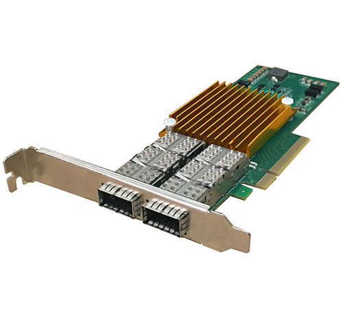 네트워크 인피니밴드 Pcie 카드 40G 듀얼 포트 광학 NIC 이더넷 네트워크 어댑터