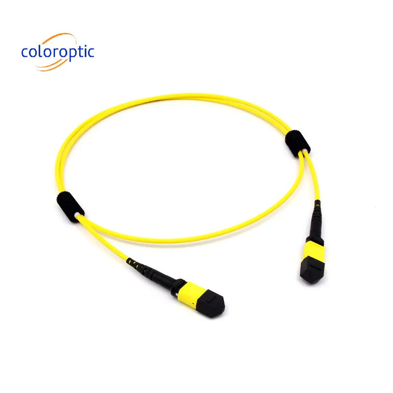 Mtp(Mpo) PSM8 400G APC 커넥터용 싱글모드 16 FIBRE G657.A1 (9/125) 패치 케이블